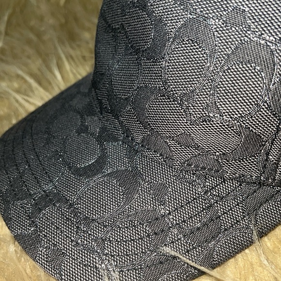 Coach Baseball Hat In Metallic Signature - Picture 5 of 13